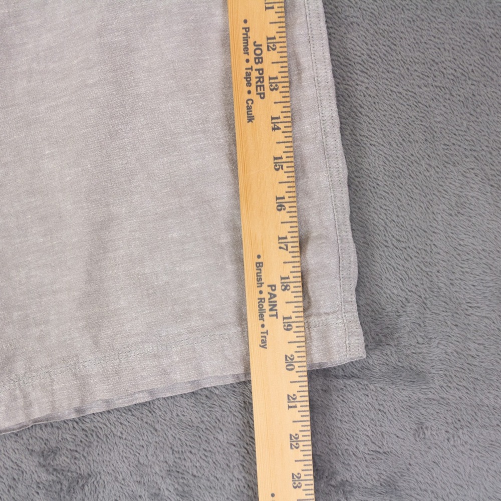 Patagonia Back Step Shorts Mens 38 Grey Hemp Cotton Breathable Flat Front 10" - Picture 11 of 12